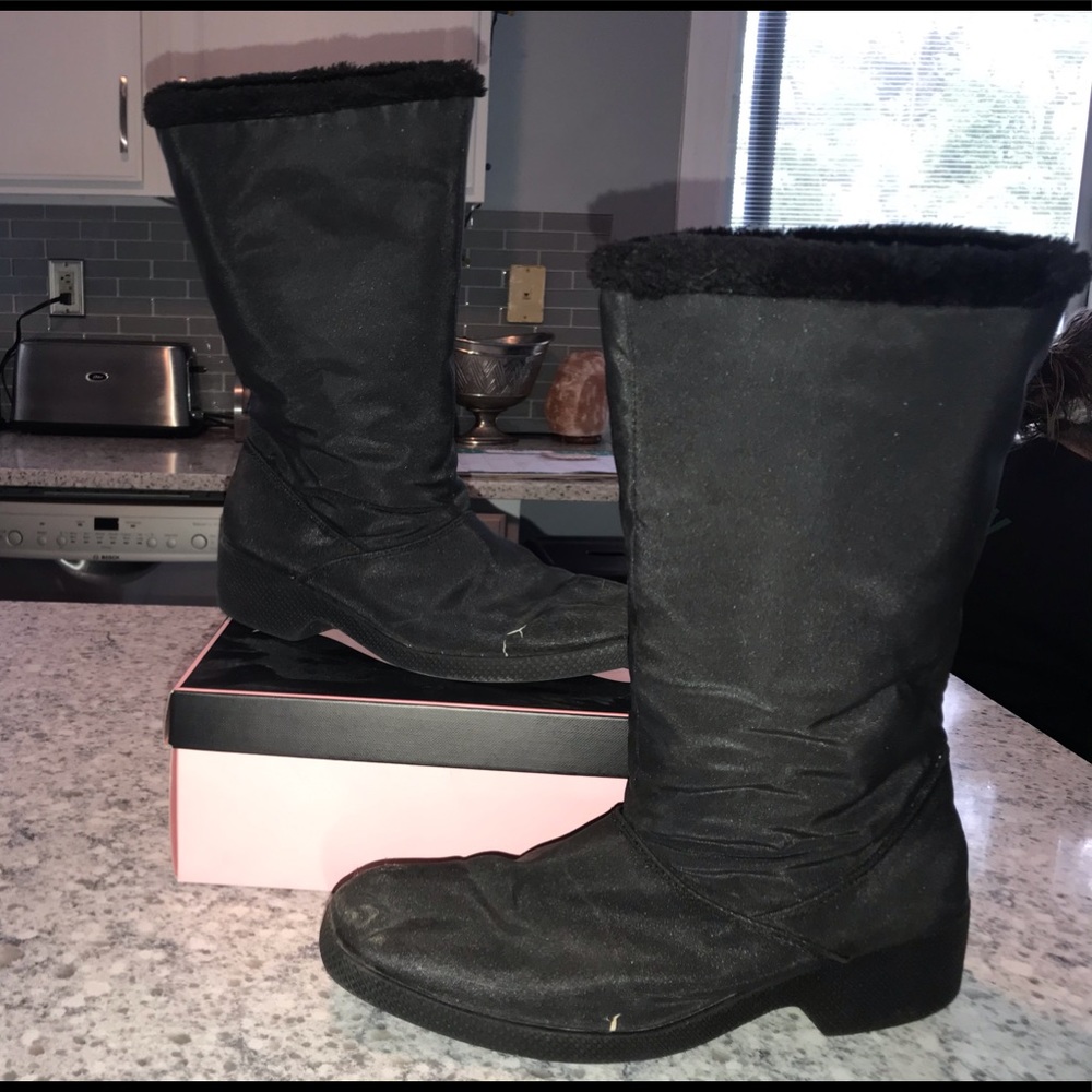 black boots
